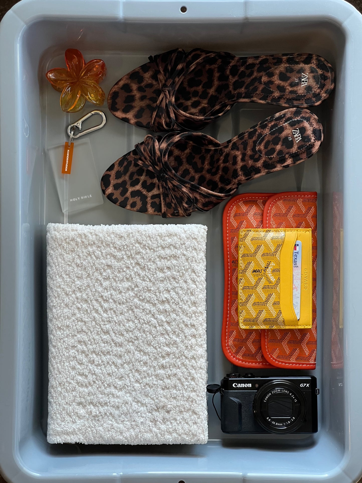 BARE WHITE BOUCLÉ BIBLE COVER