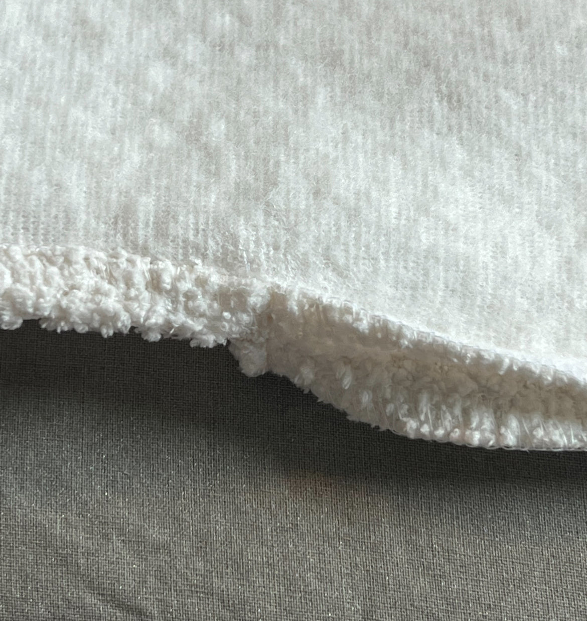 REDEEMED LEMON IVORY BOUCLÉ BIBLE COVER