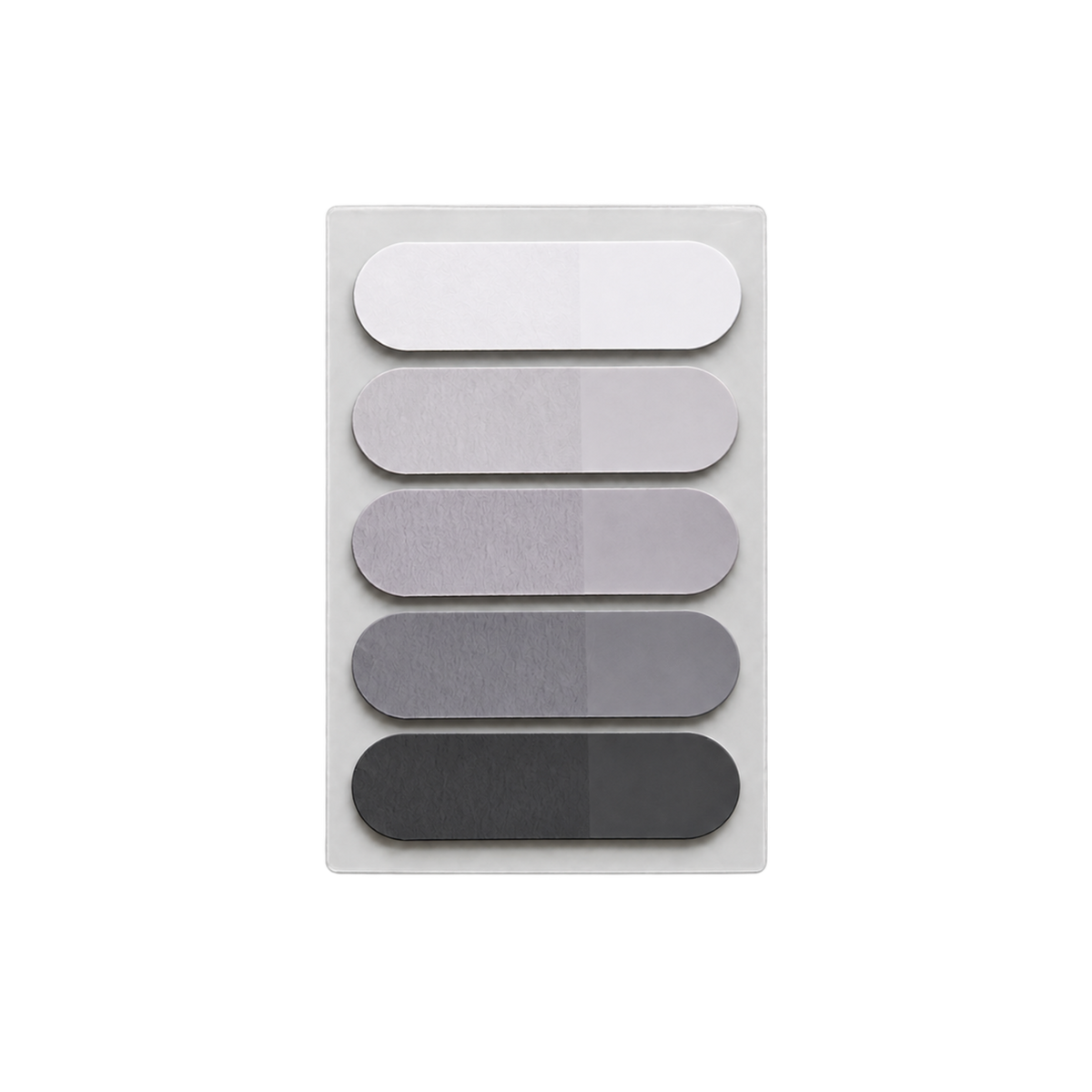 TRANSPARENT STICKY TABS IN BLACK