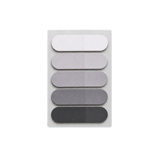 TRANSPARENT STICKY TABS IN BLACK