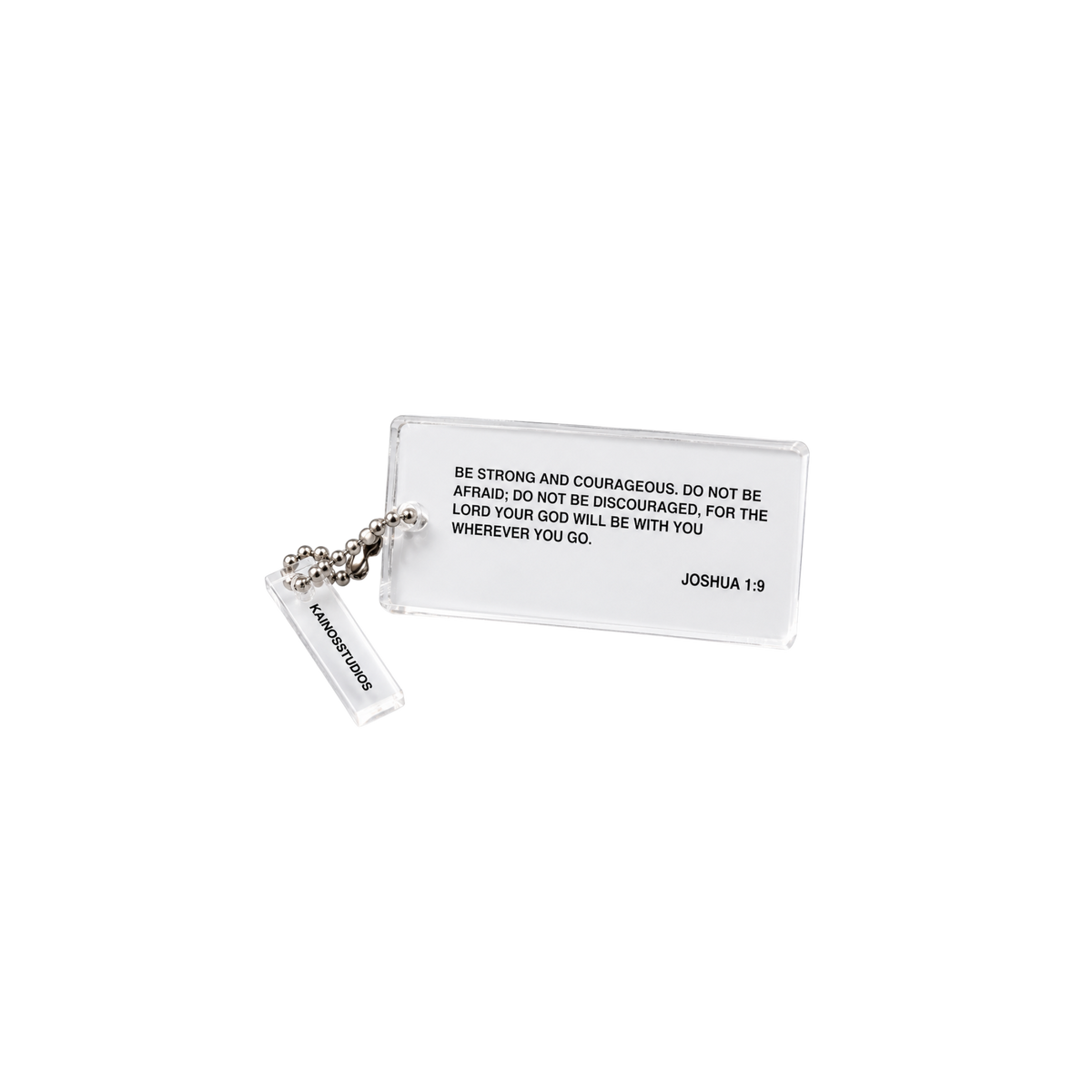 JOSHUA 1:9 KEYCHAIN