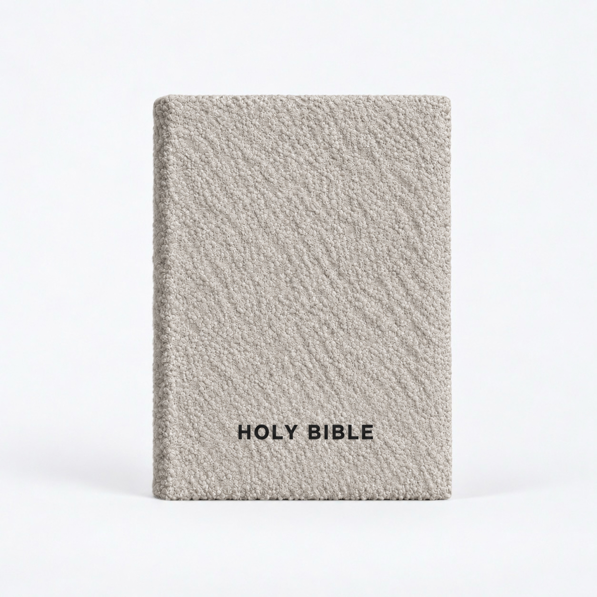 BLACK OAT BOUCLÉ BIBLE COVER