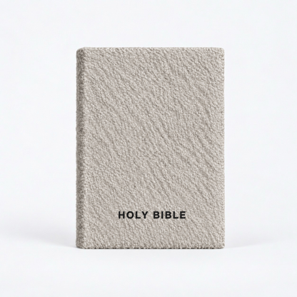 BLACK OAT BOUCLÉ BIBLE COVER