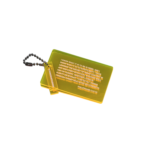 PHILIPPIANS 4:12-13 KEYCHAIN