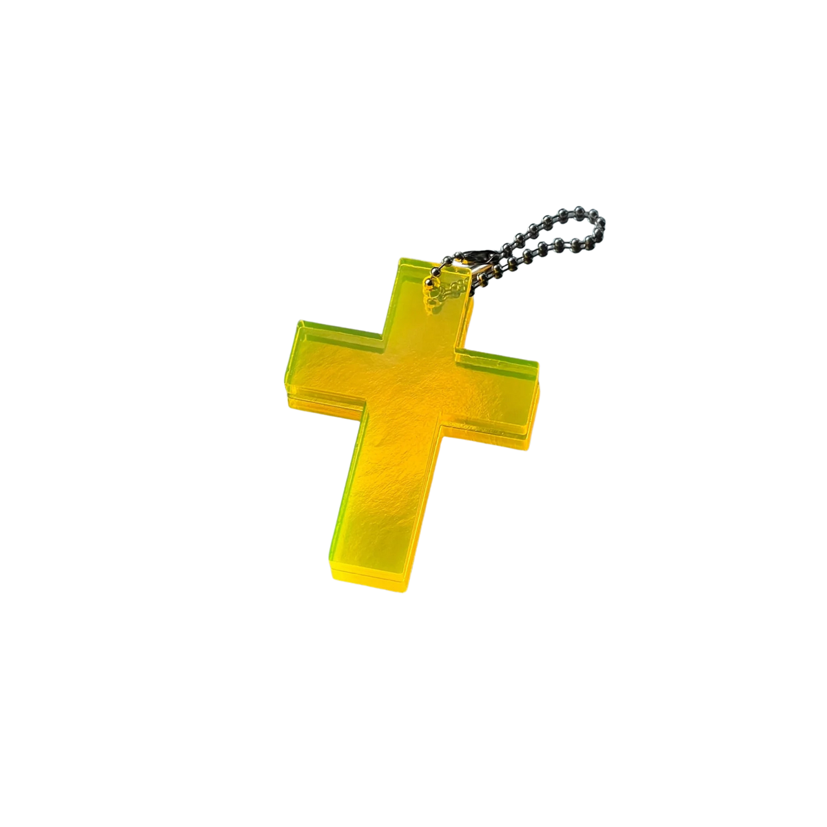 LEMON CROSS KEYCHAIN