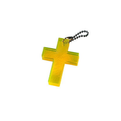 LEMON CROSS KEYCHAIN