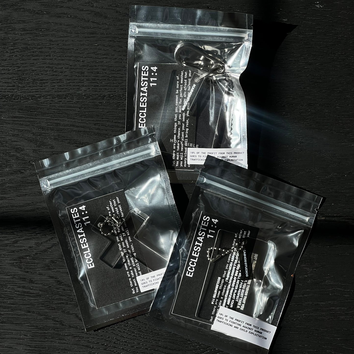 ECCLESIASTES 11:4 KEYCHAIN