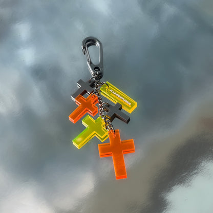 CROSS CHARM KEYCHAIN
