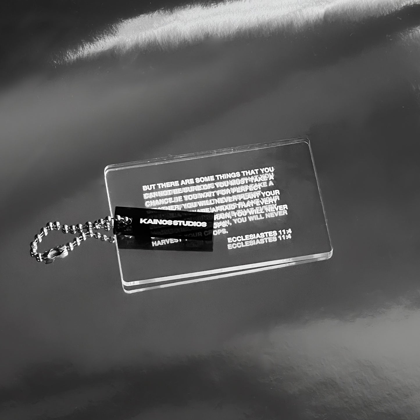 ECCLESIASTES 11:4 KEYCHAIN