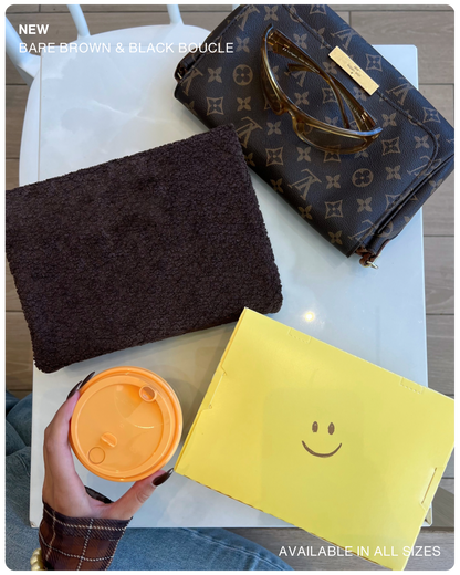 BARE BROWN BOUCLÉ BIBLE COVER