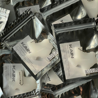 TEXAS LOGO KEYCHAIN - MILKY WHITE