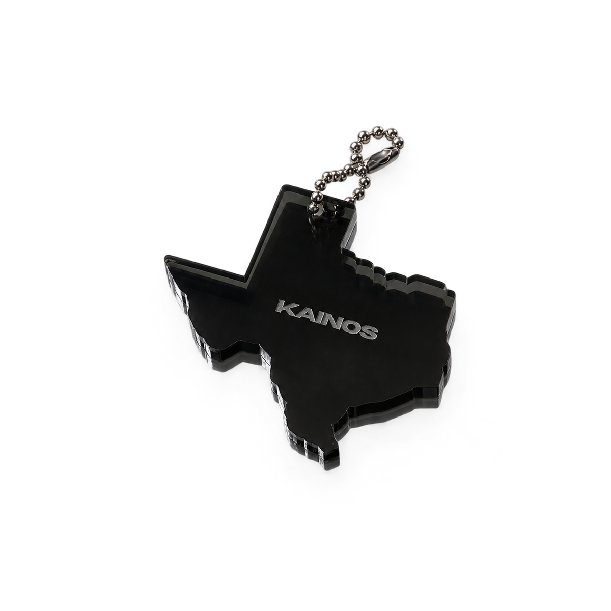 TEXAS LOGO KEYCHAIN IN BLACK
