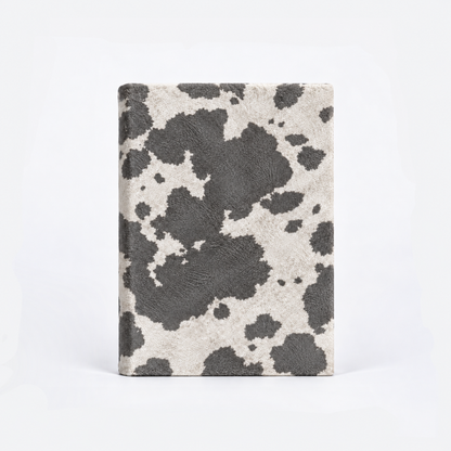 BARE GRAY COW PRINT BIBLE COVER