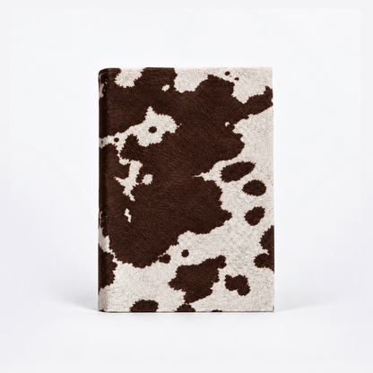 BARE BROWN COW PRINT BIBLE COVER