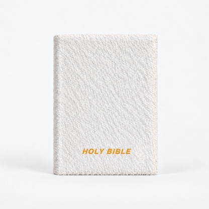 LEMON BOUCLÉ BIBLE COVER