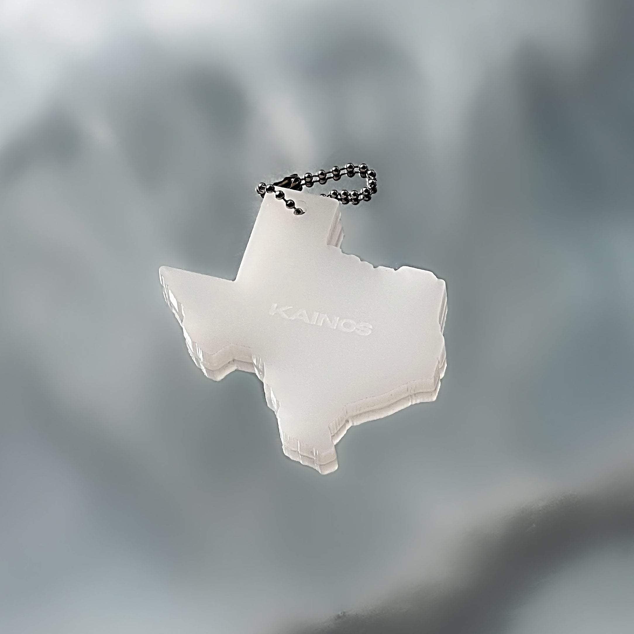 Texas Racing Keychain TEXAS LOGO KEYCHAIN - MILKY WHITE – KAINOS STUDIOS